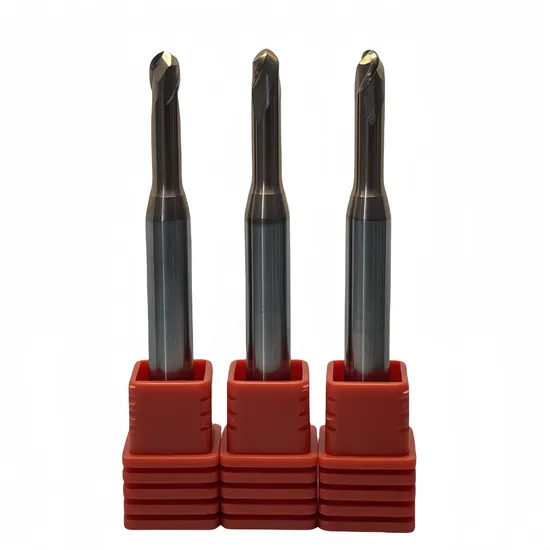 CNC HRC70 Ball Nose Stainless Steel 6mm Coated High Hardened Cutting Tools Solid Tungsten Carbide End Mill